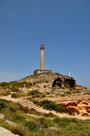 Cabo de Palos, the lighthouse, marina and sheltered beaches